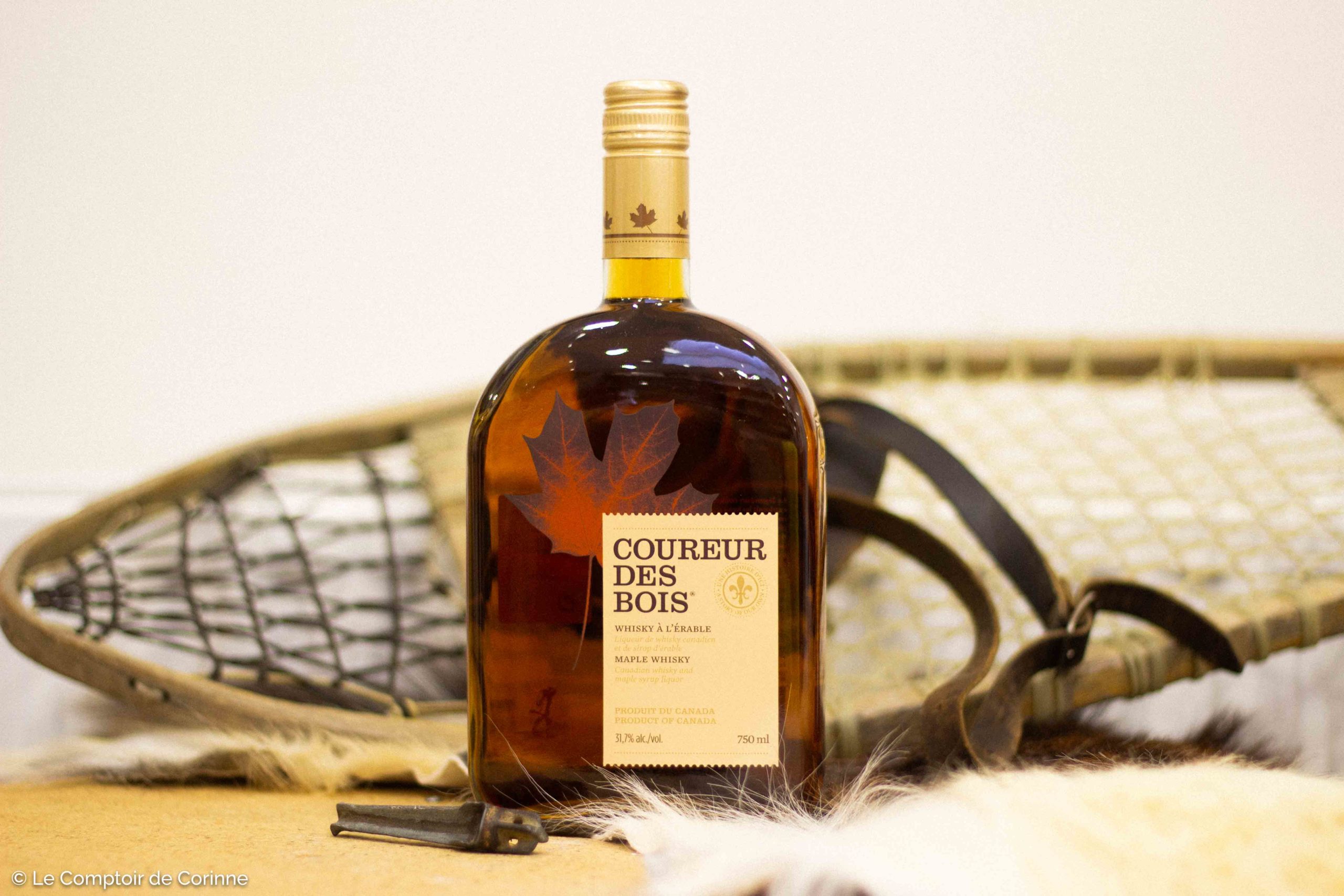 Whisky au sirop d'érable “Coureur des Bois”