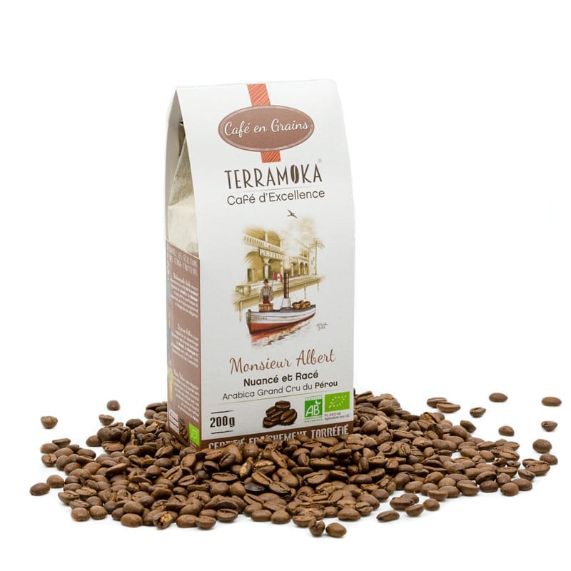 Café en Grains - 200 gr - Arabica Bio Pérou